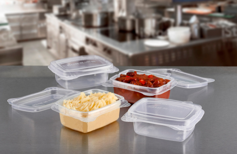 Celebration Packaging introduces new range of reusable, microwavable hinged-lid food containers