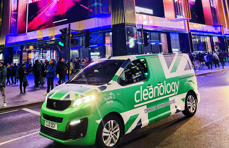 Cleanology proudly services new entertainment district lighting up London