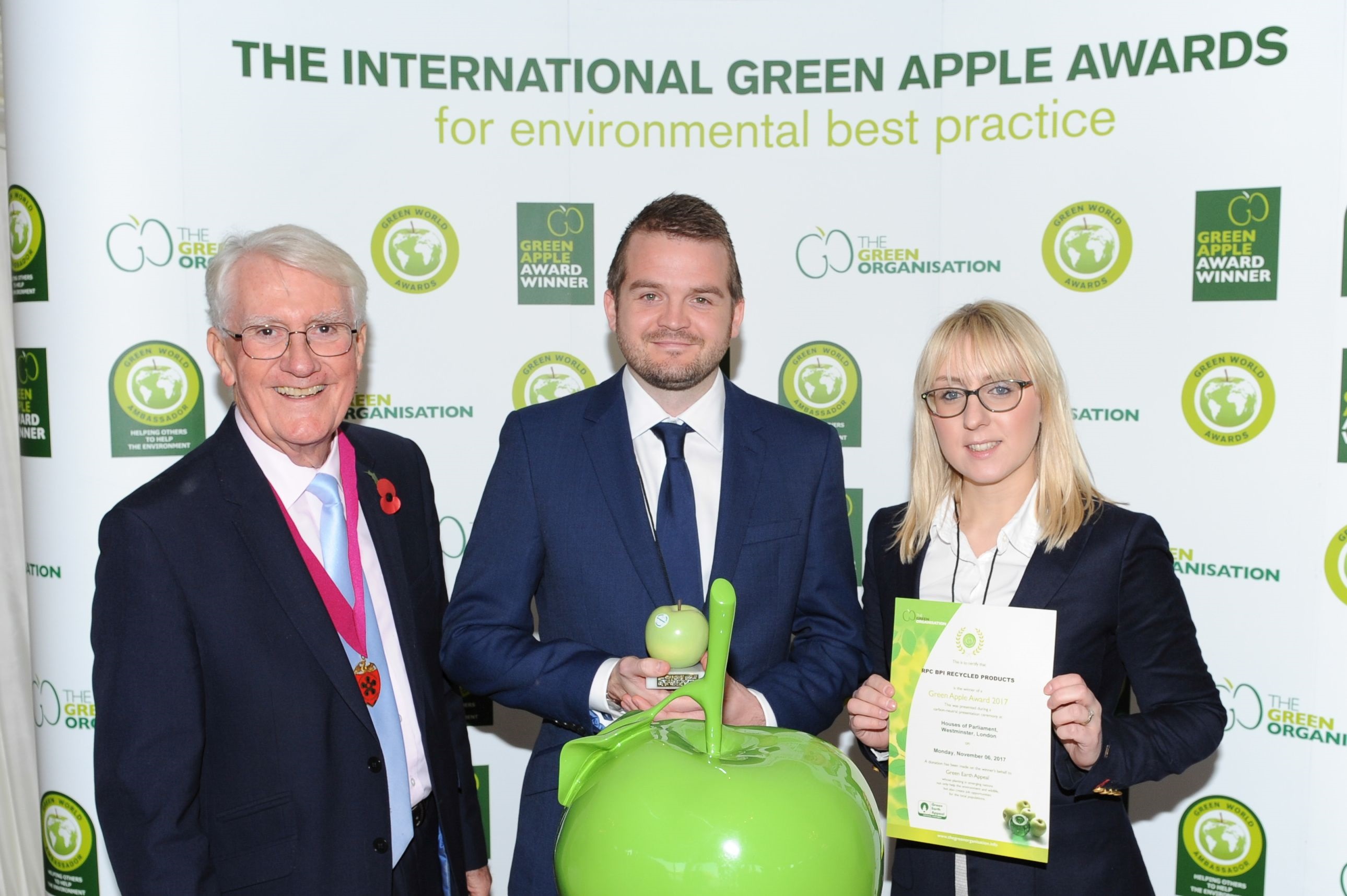 RPC bpi recycled products wins prestigious environmental award