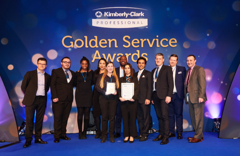 Cleanology is a double winner at prestigious Kimberly-Clark Professional™ Golden Service Awards 2020