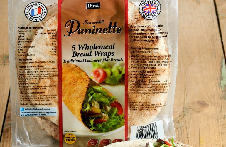 Dina Foods launches Paninette at Tesco