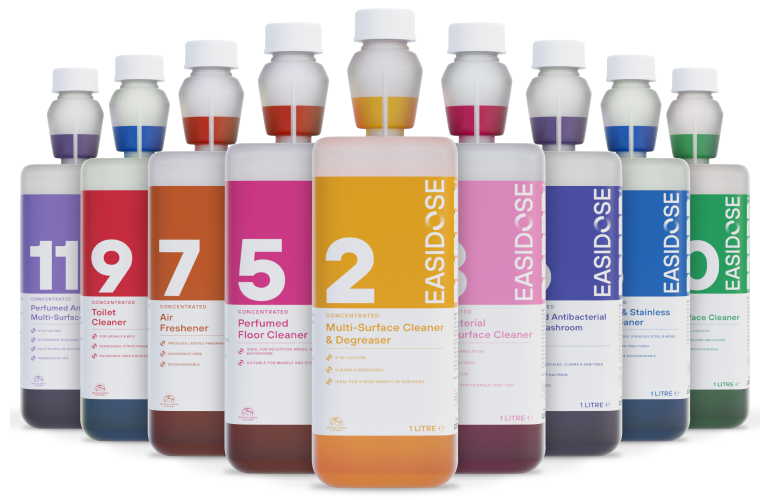 Long established Cleenol launches new Easidose range of cleaning products