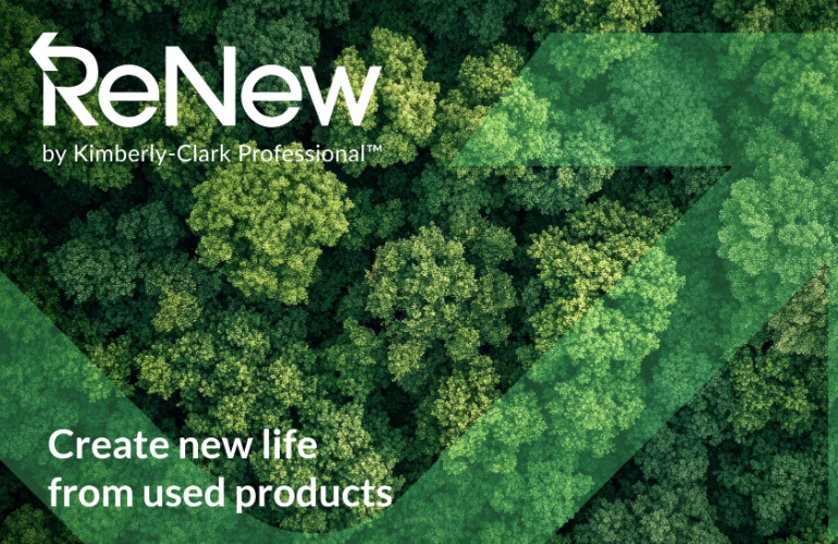 Kimberly-Clark Professional evolves RightCycle™ into ReNew by Kimberly-Clark Professional™: Sustainable solutions made simple
