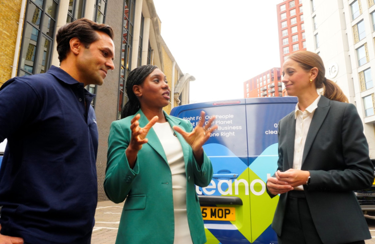 Kemi Badenoch visits Cleanology to discuss jobs and economic growth